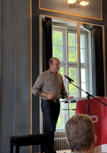Thomas Forrer am Rednerpult